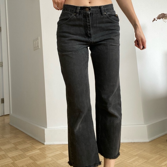**SOLD DO NOT BUY ** Black wide leg jeans!! - Picture 1 of 8